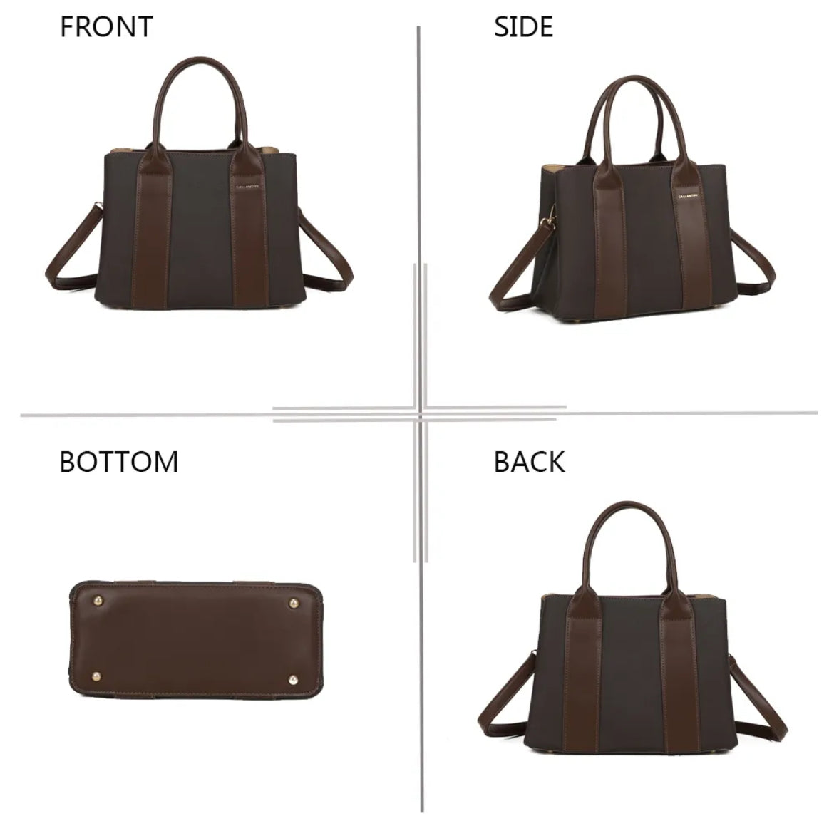 Sac Gallantry Paris — Compagnon structuré, porté main & épaule