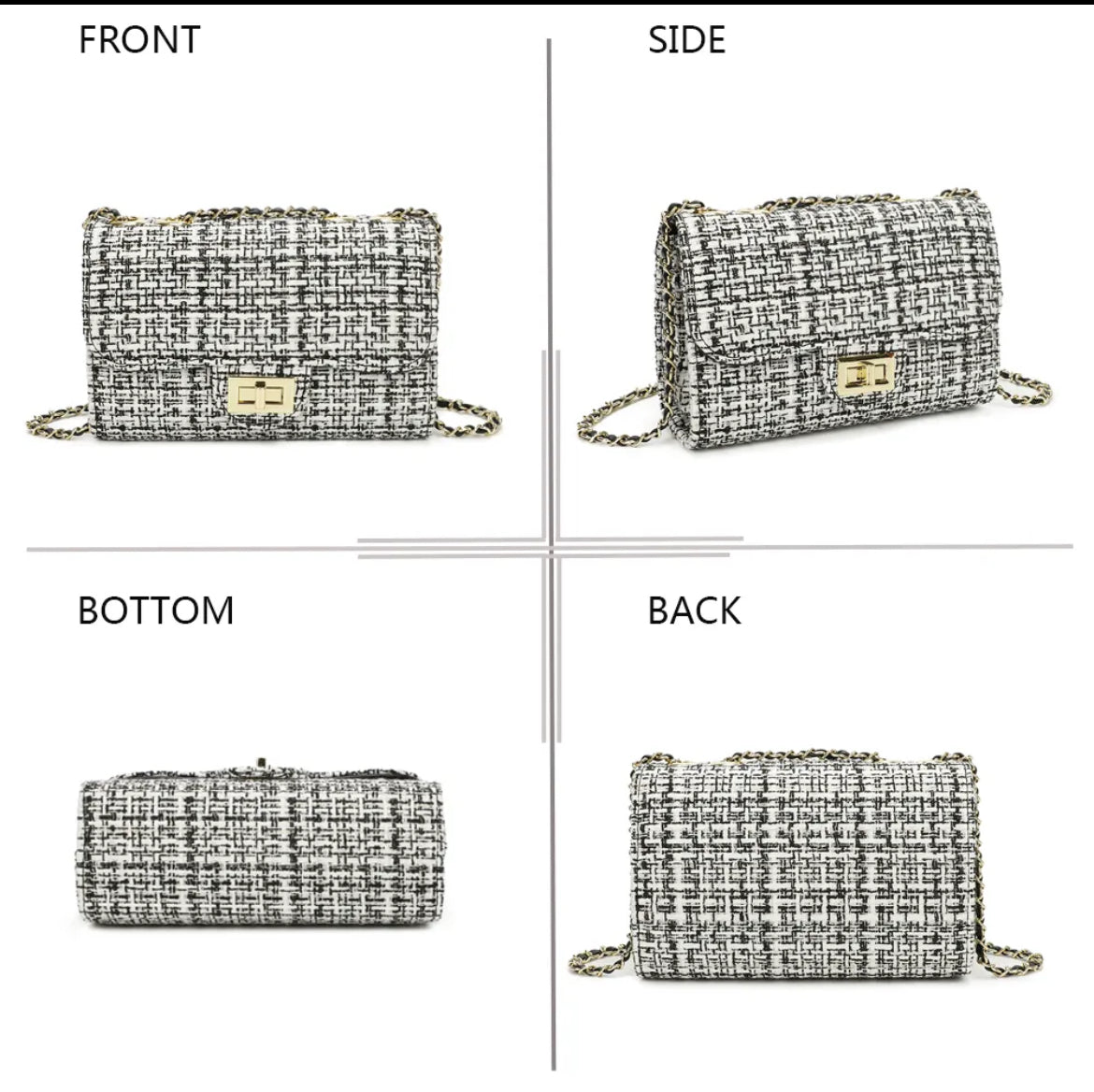 Sac Tweed Élégance – Gallantry Paris