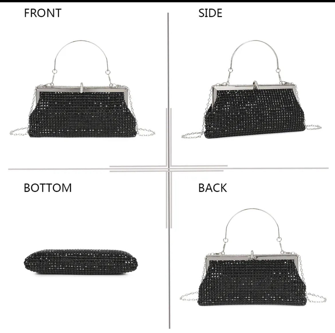 Sac Soirée Élégance Strass – Gallantry
