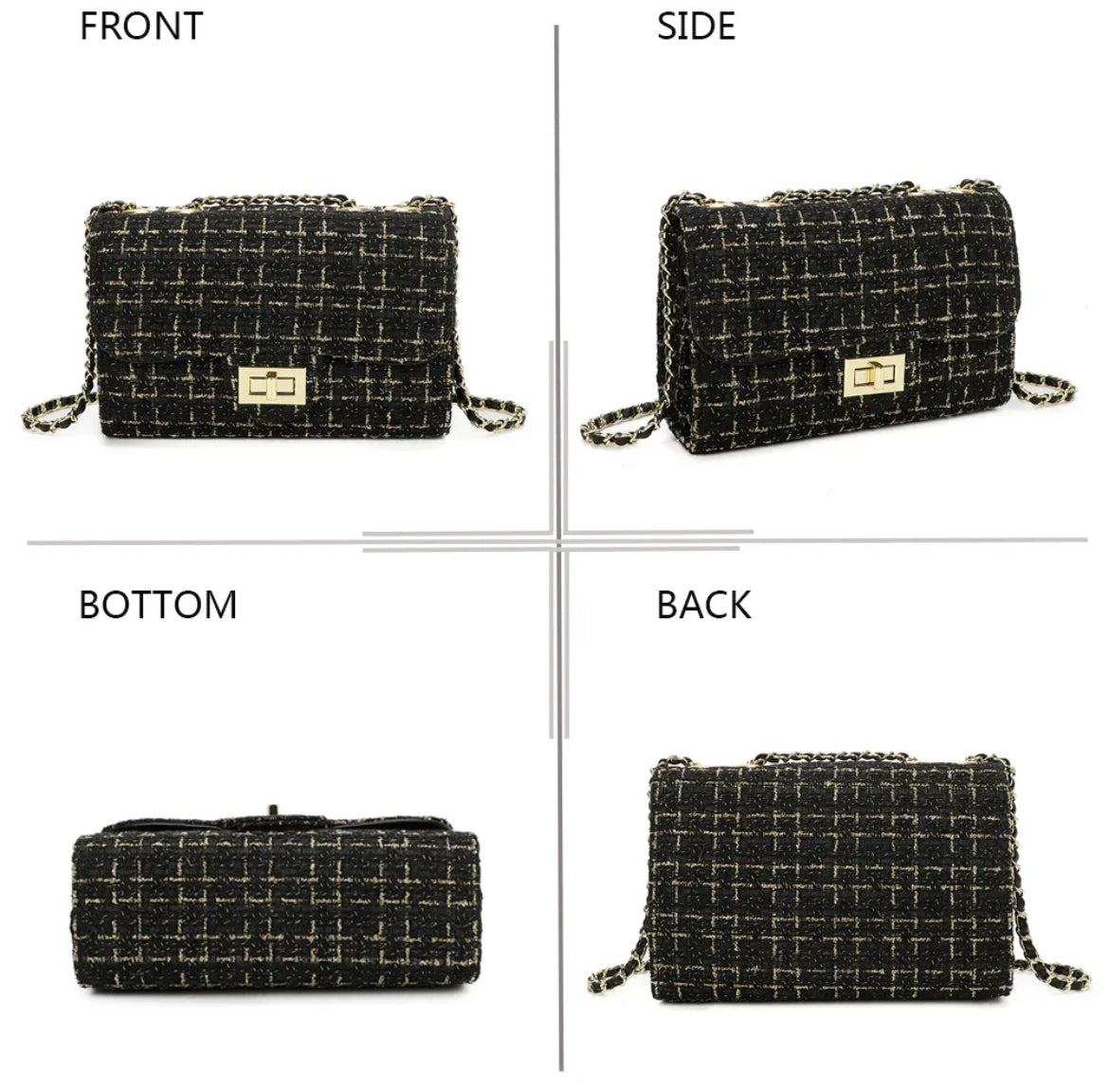 Sac Tweed Élégance – Gallantry Paris