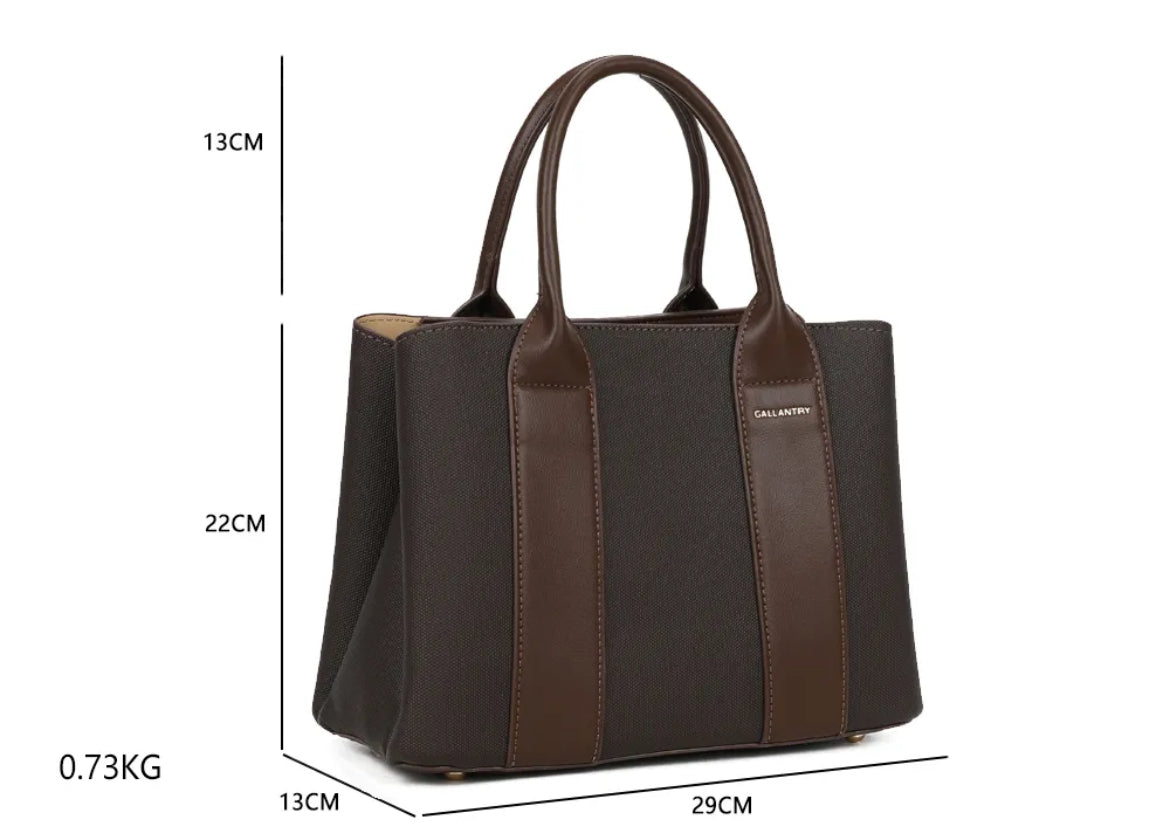Sac Gallantry Paris — Compagnon structuré, porté main & épaule