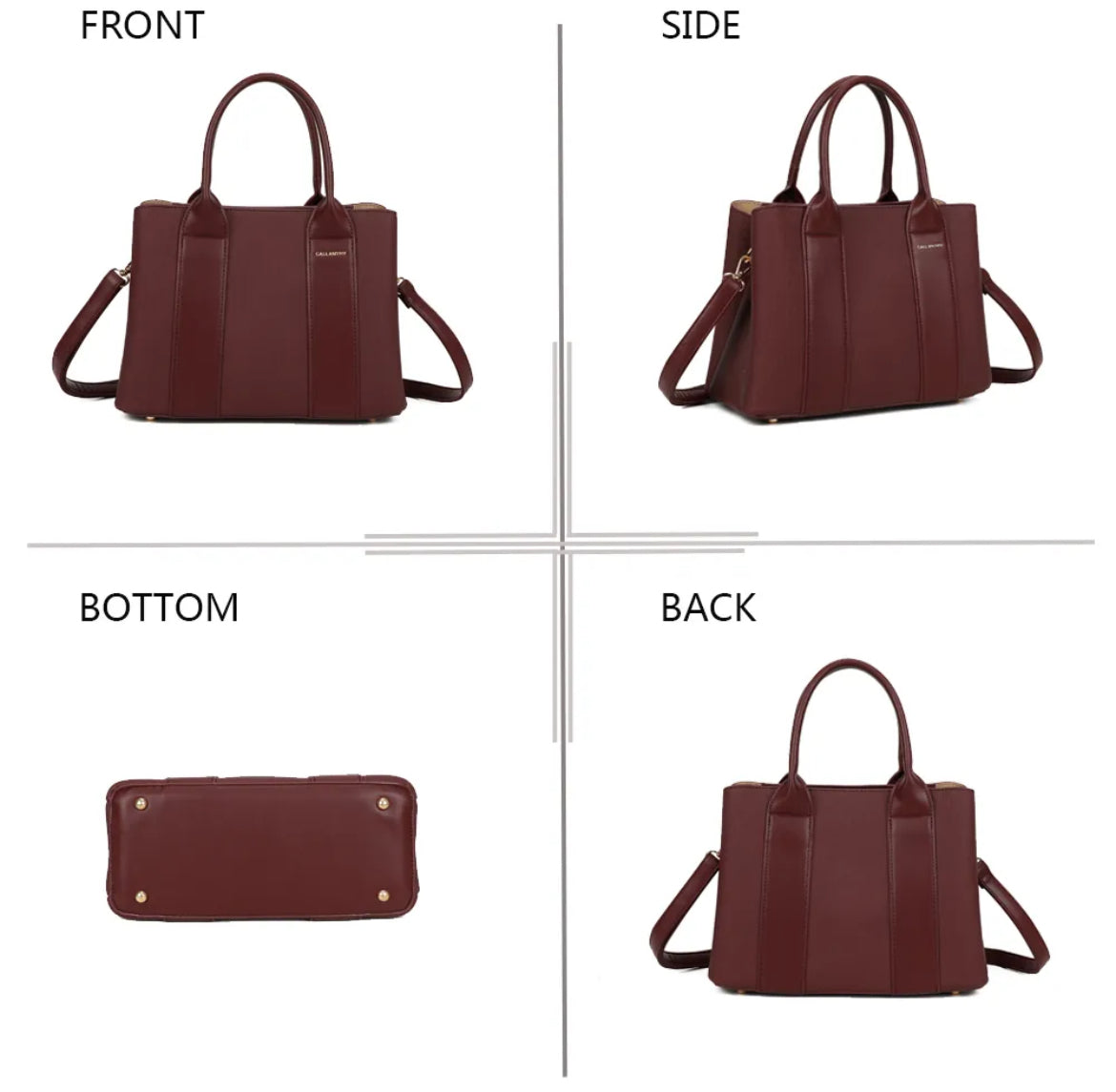 Sac Gallantry Paris — Compagnon structuré, porté main & épaule