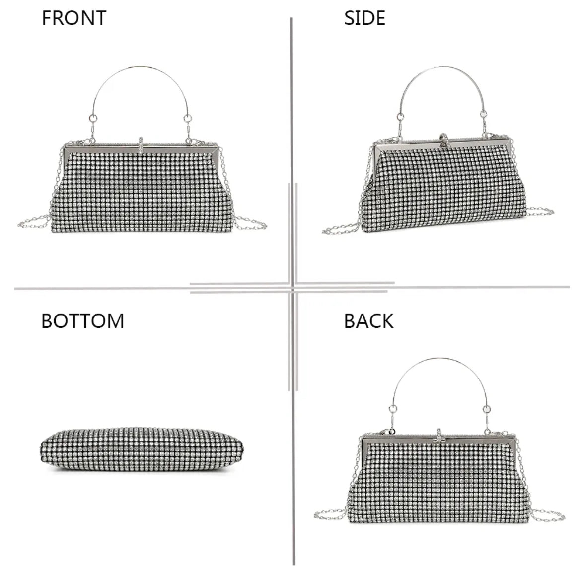 Sac Soirée Élégance Strass – Gallantry