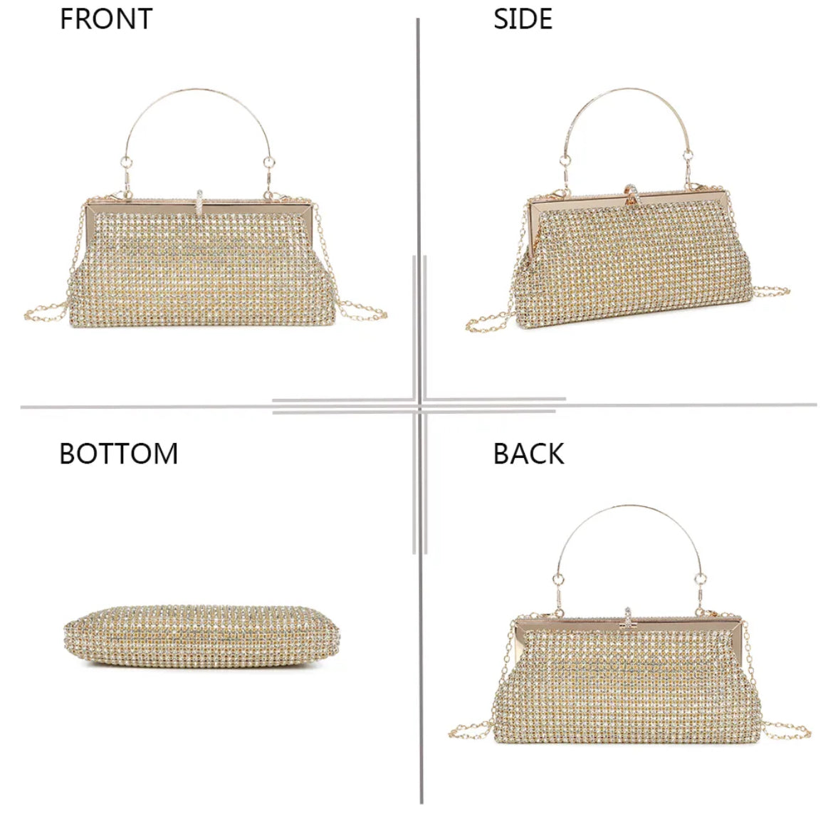Sac Soirée Élégance Strass – Gallantry