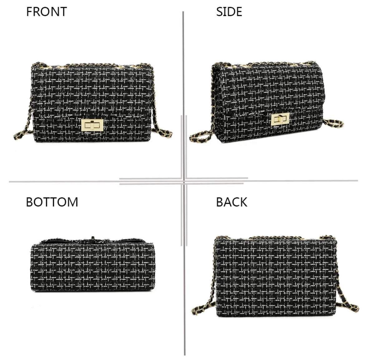 Sac Tweed Élégance – Gallantry Paris