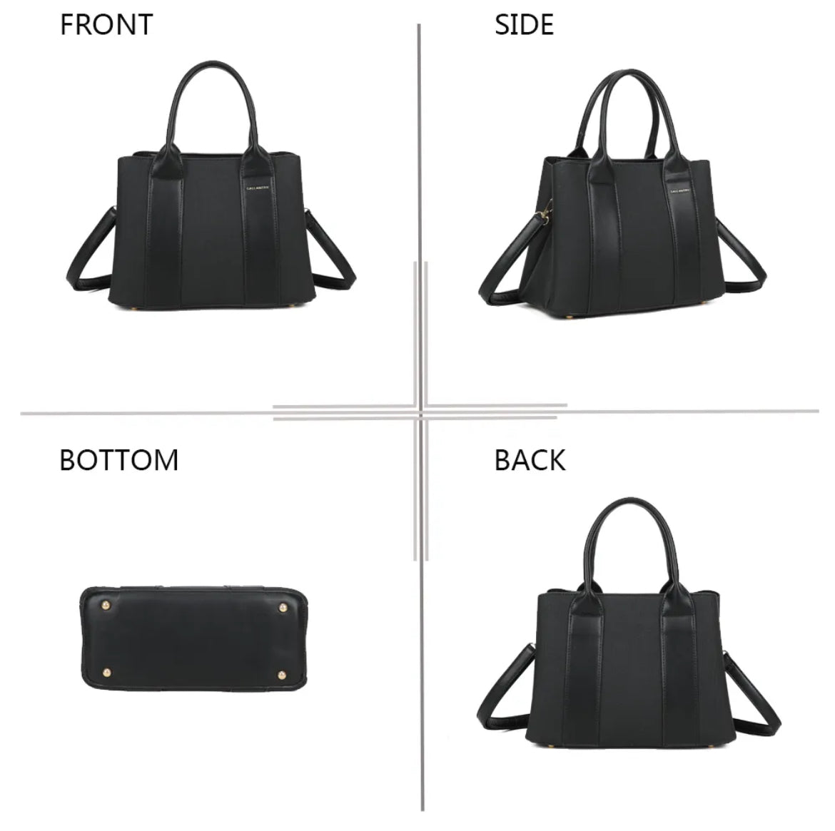 Sac Gallantry Paris — Compagnon structuré, porté main & épaule