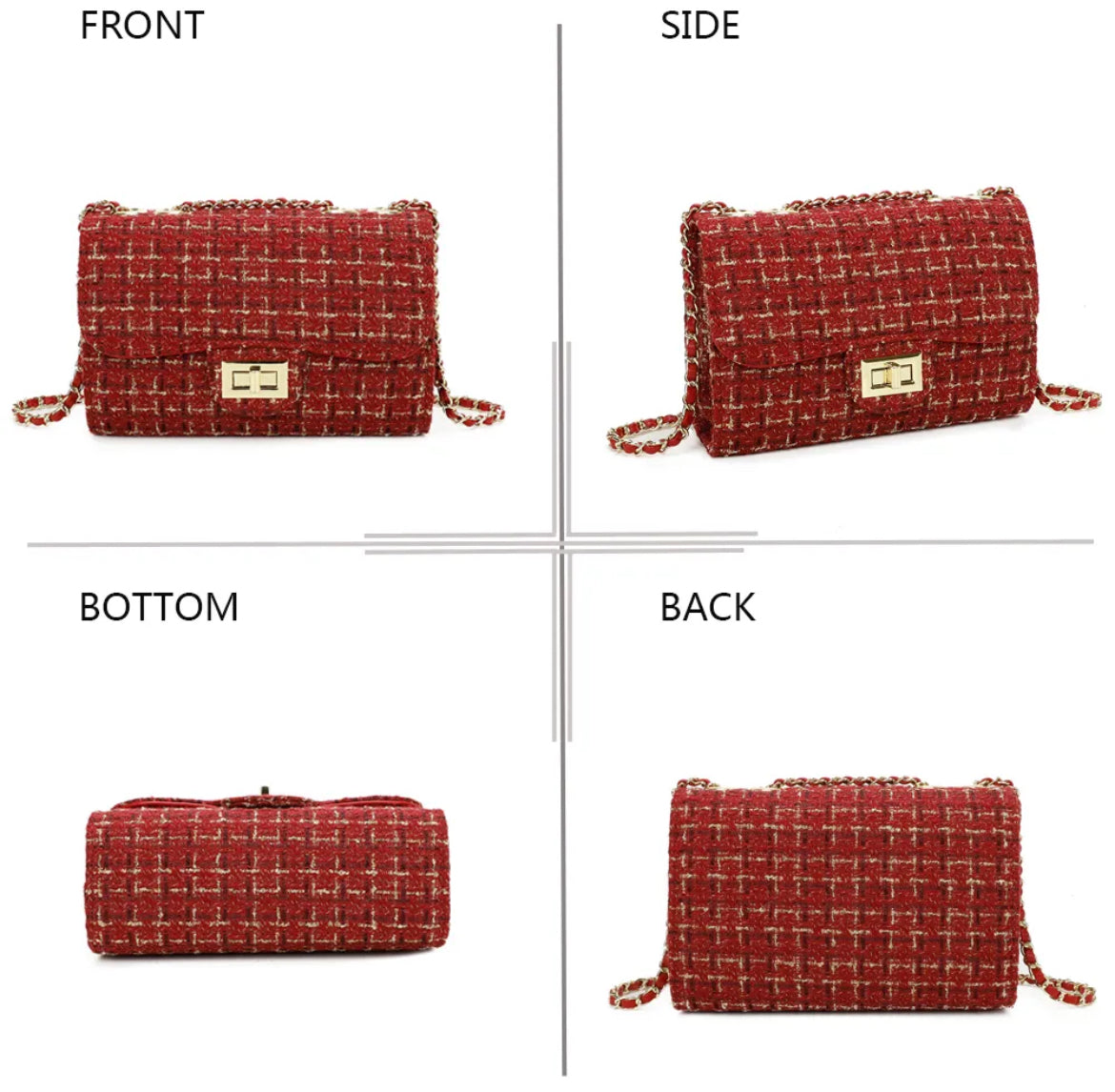Sac Tweed Élégance – Gallantry Paris