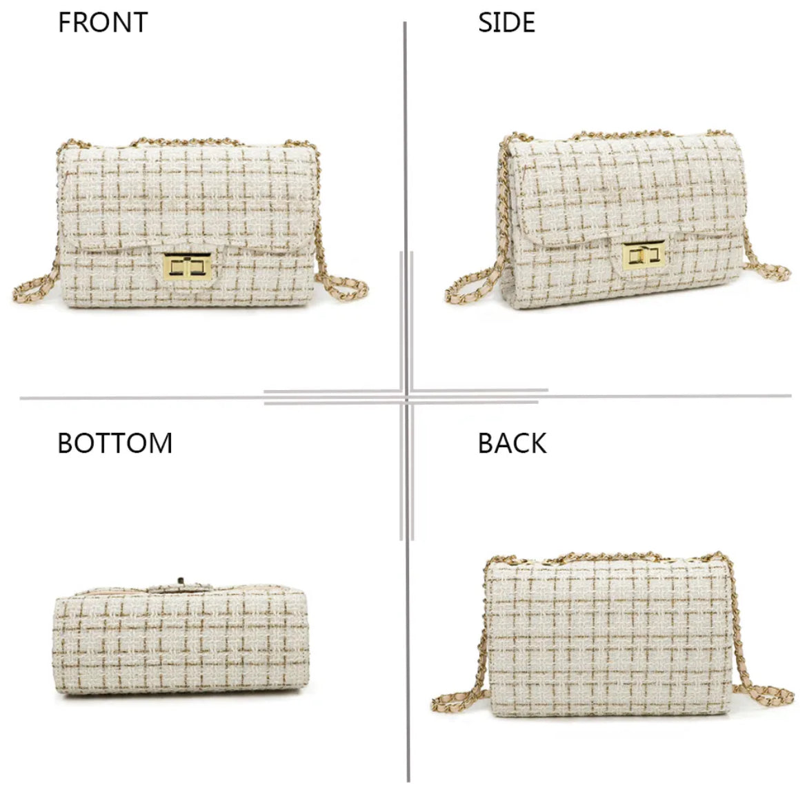 Sac Tweed Élégance – Gallantry Paris