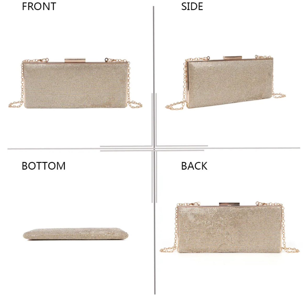 Pochette Élégance Rectangulaire – Gallantry