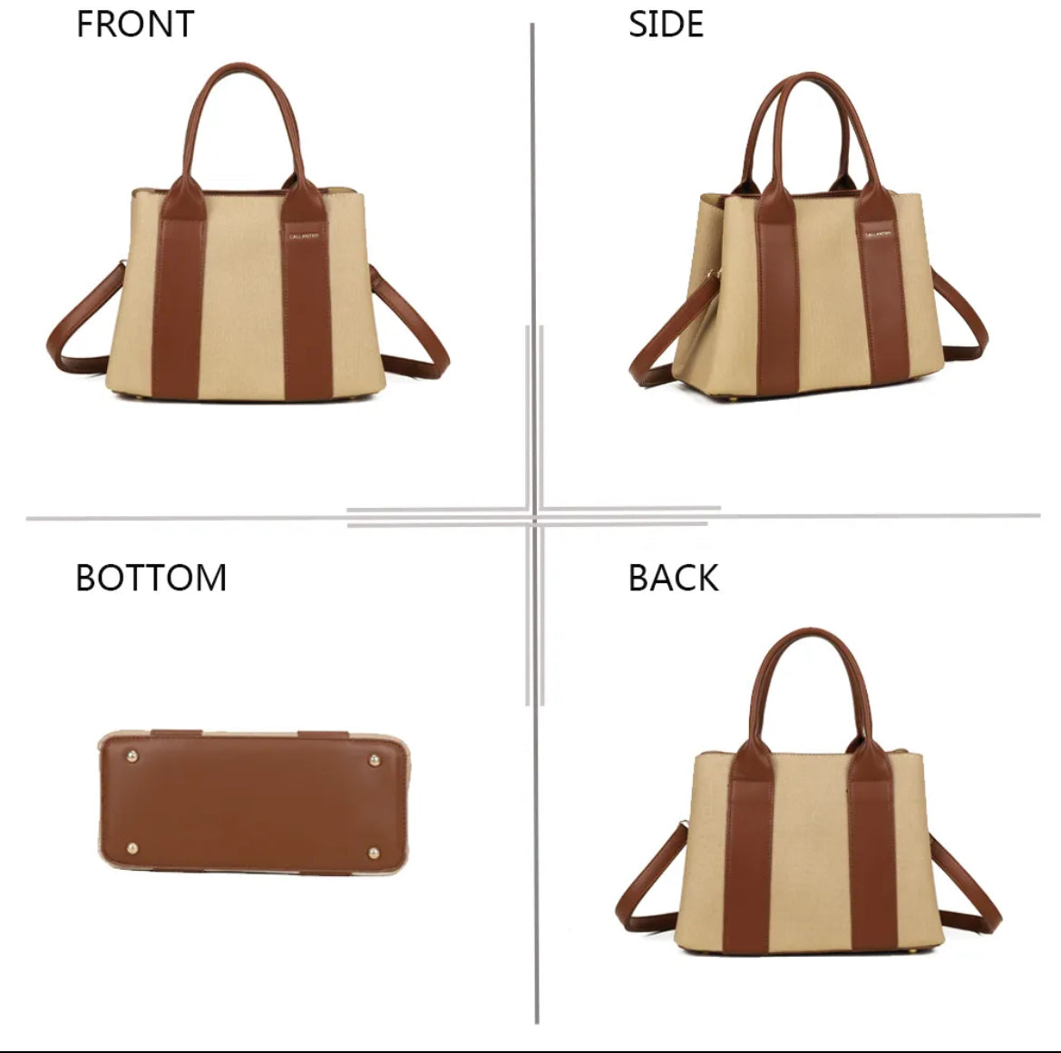 Sac Gallantry Paris — Compagnon structuré, porté main & épaule